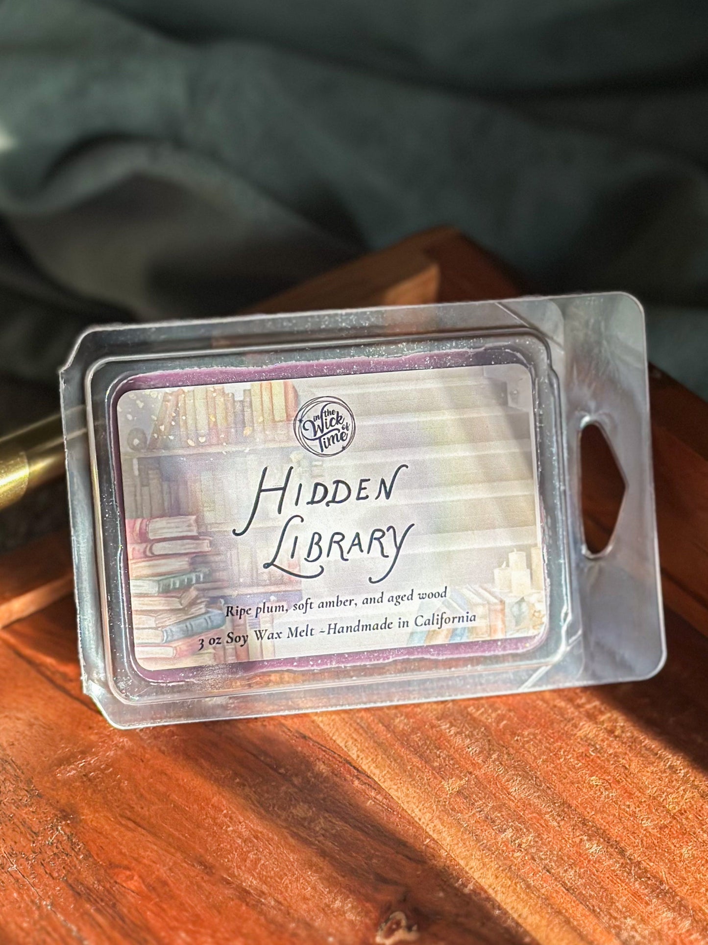 Hidden Library Wax Melt In the Wick of Time