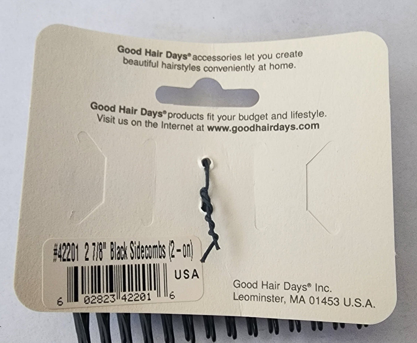 Good Hair Days Standard Sidecombs (4 combs total) Bead From The Heart Creations