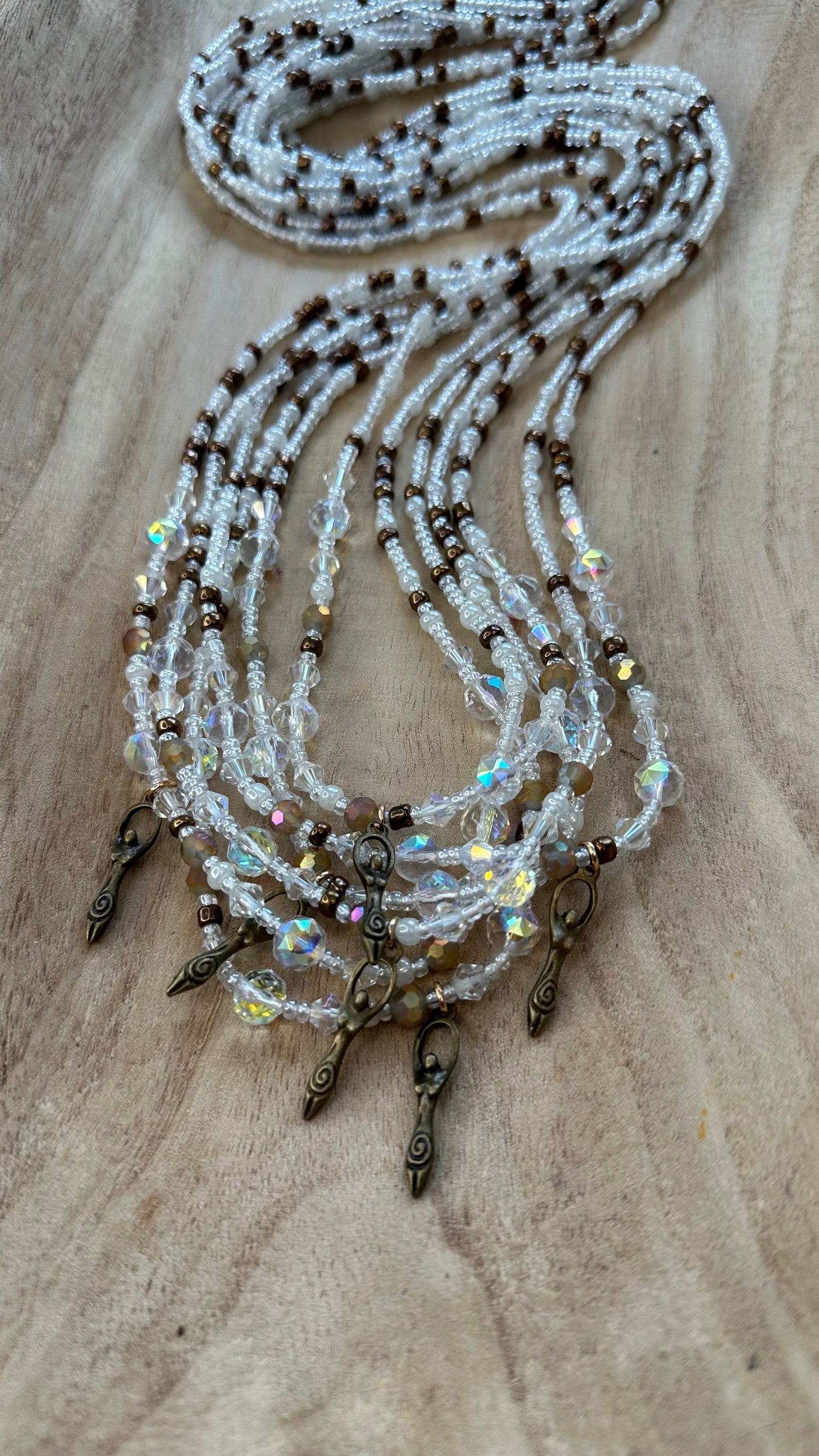 Ala (Cream) Journey Waist Beads