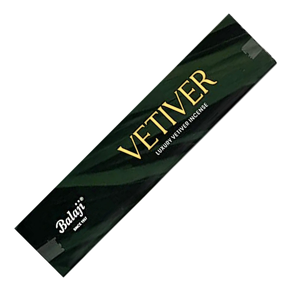 Balaji Vetiver Luxury Incense Sticks The Witches Sage LLC
