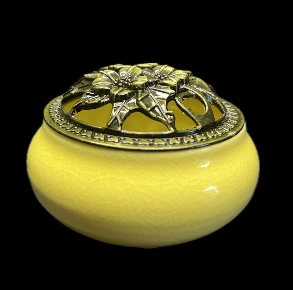 Incense Burner | Smudge Bowl | Ceramic Sacred Scents Sanctuary