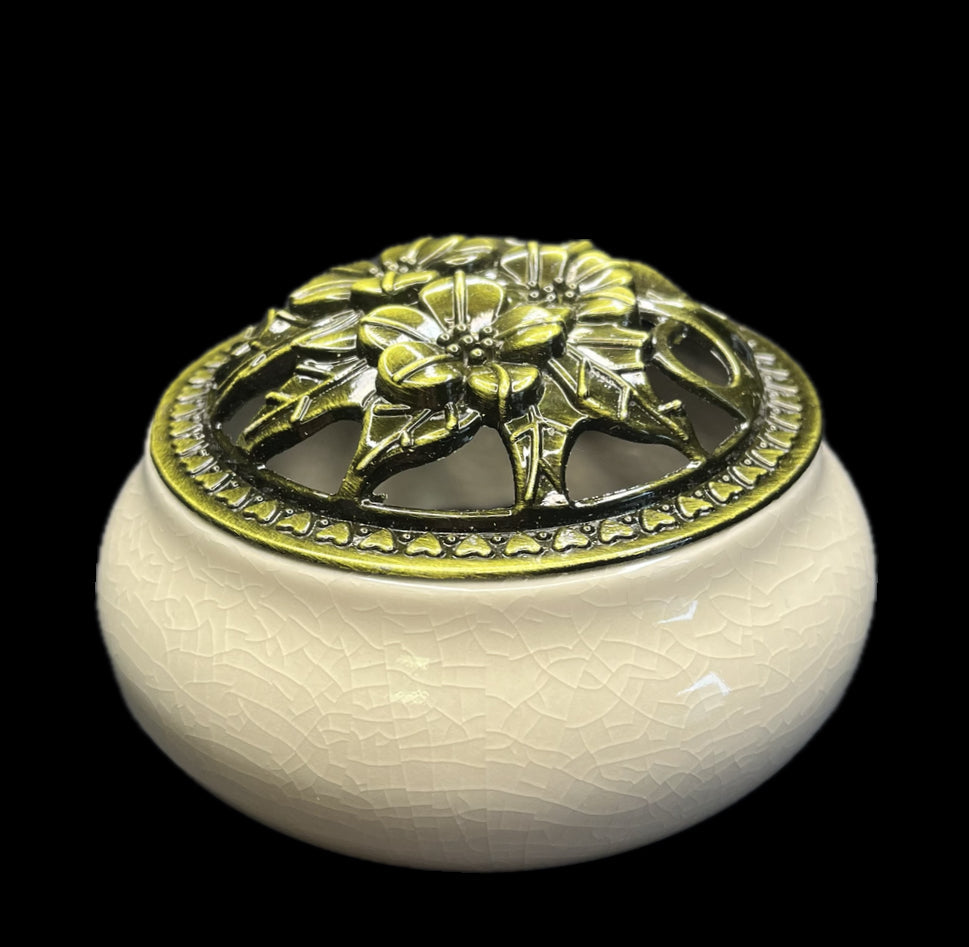 Incense Burner | Smudge Bowl | Ceramic Sacred Scents Sanctuary