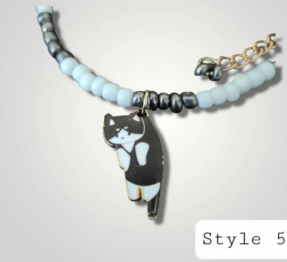 Kitten Anklets - Bead From The Heart Creations