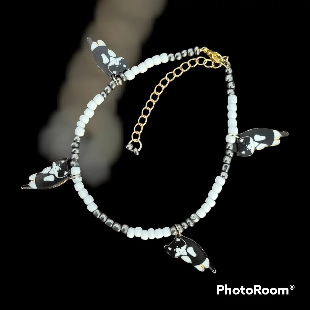 Kitten Anklets - Bead From The Heart Creations