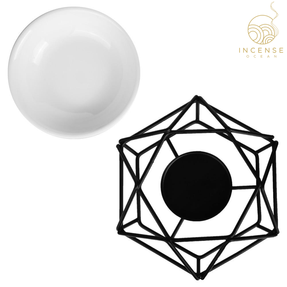 Metal Essential Oil Burner incenseocean