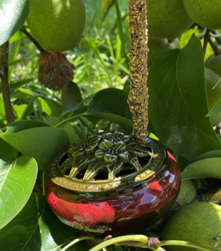 Incense Burner | Smudge Bowl | Ceramic Sacred Scents Sanctuary