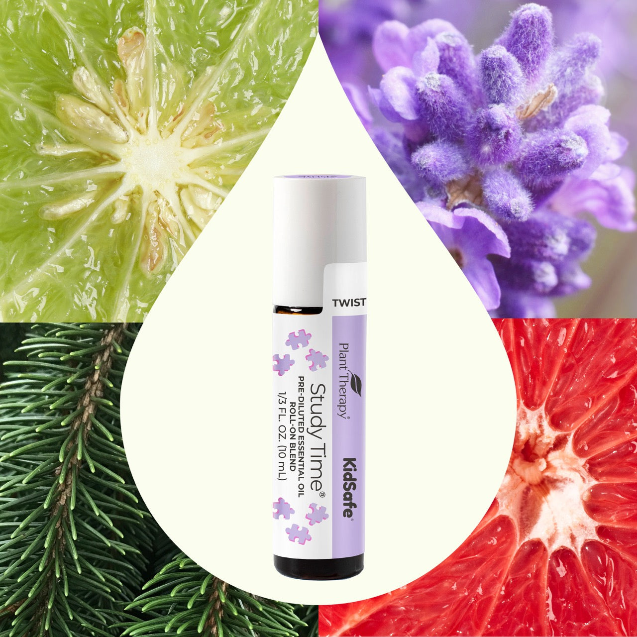 Study Time KidSafe Essential Oil Pre-Diluted Roll-On Plant Therapy