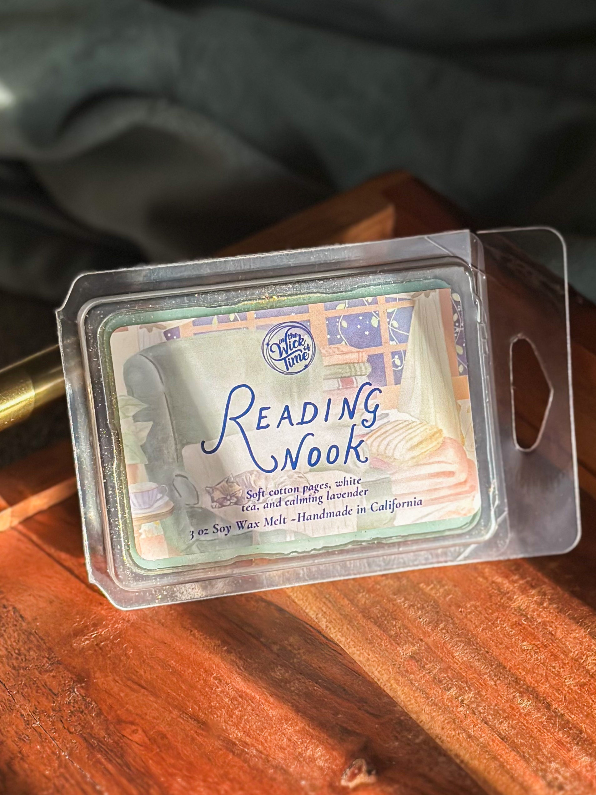 Reading Nook Wax Melt In the Wick of Time