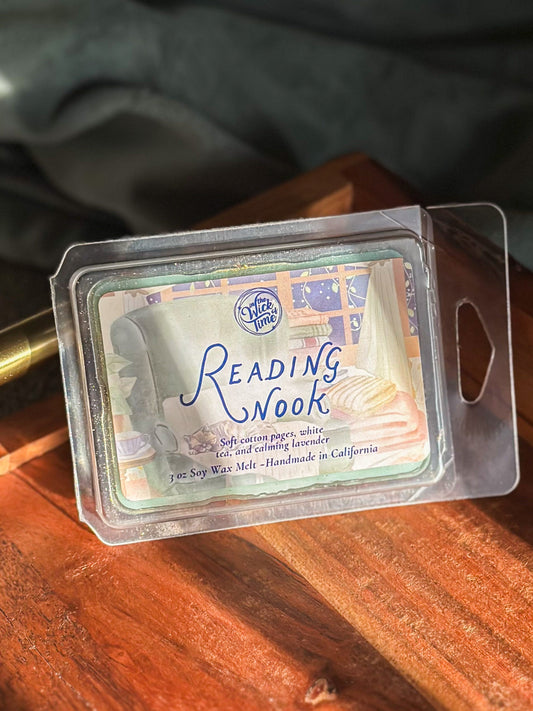 Reading Nook Wax Melt In the Wick of Time