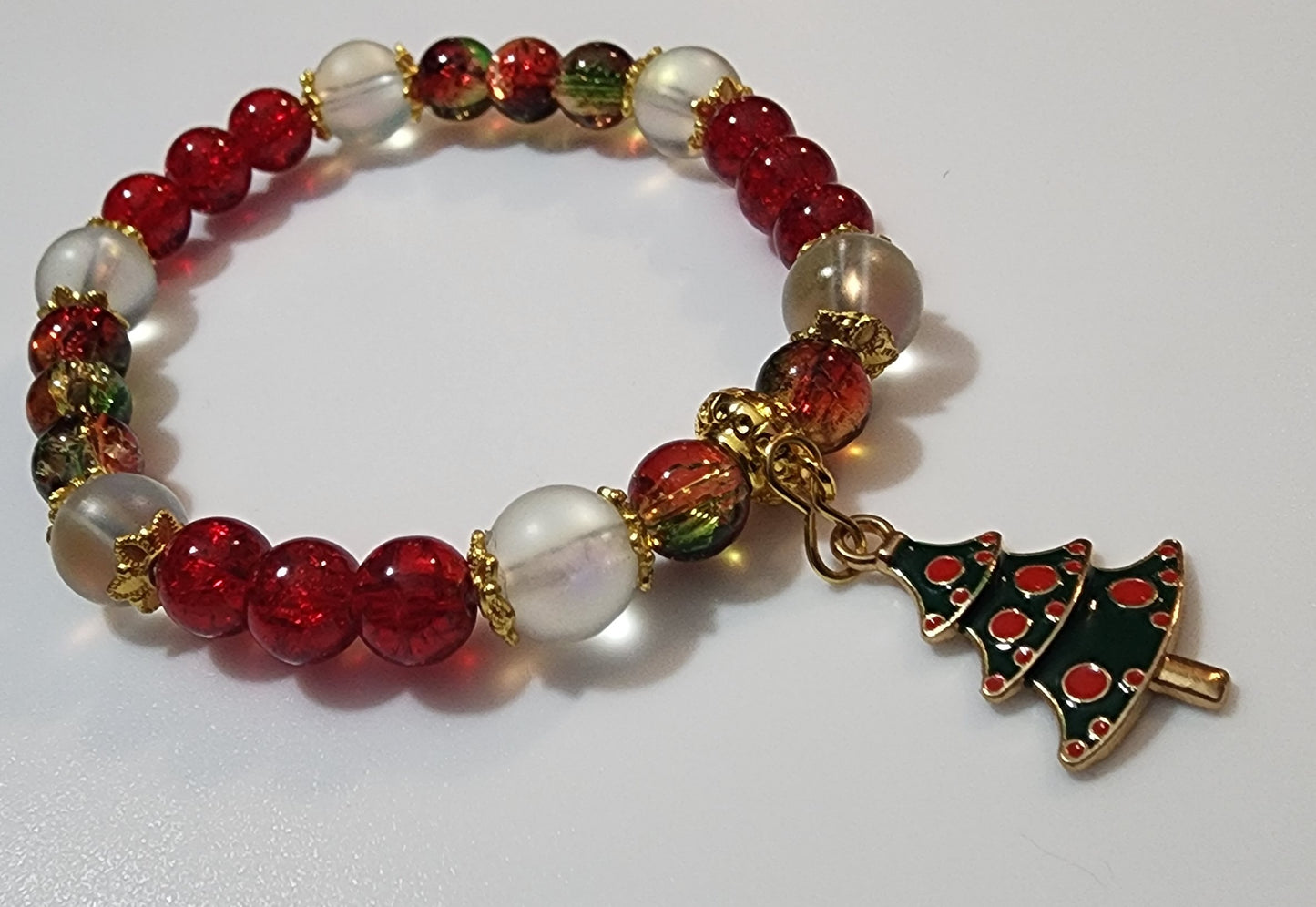 Christmas Wrist Bling Bead From The Heart Creations