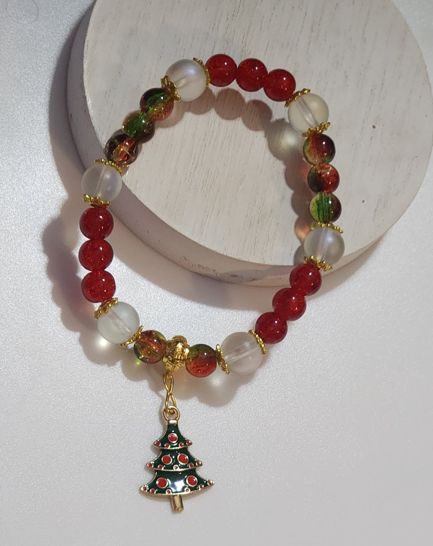 Christmas Wrist Bling Bead From The Heart Creations