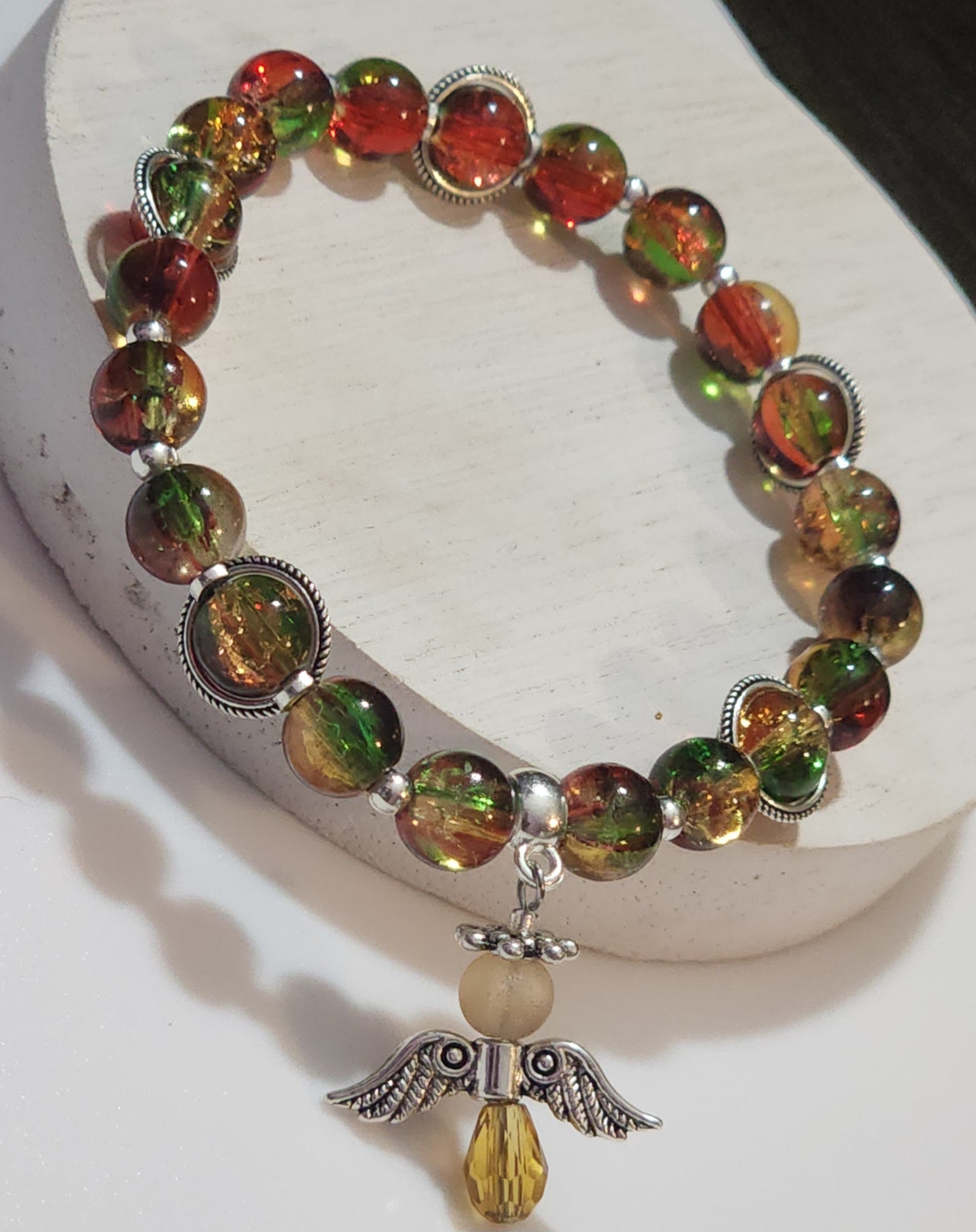 Christmas Wrist Bling Bead From The Heart Creations