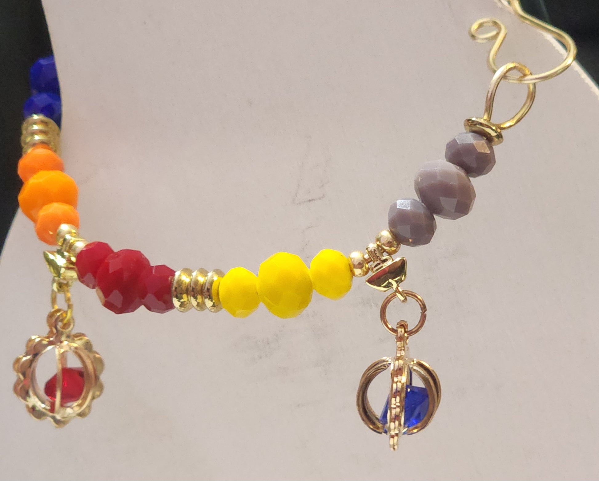 The Posh Color Pop Wire Bracelet Bead From The Heart Creations