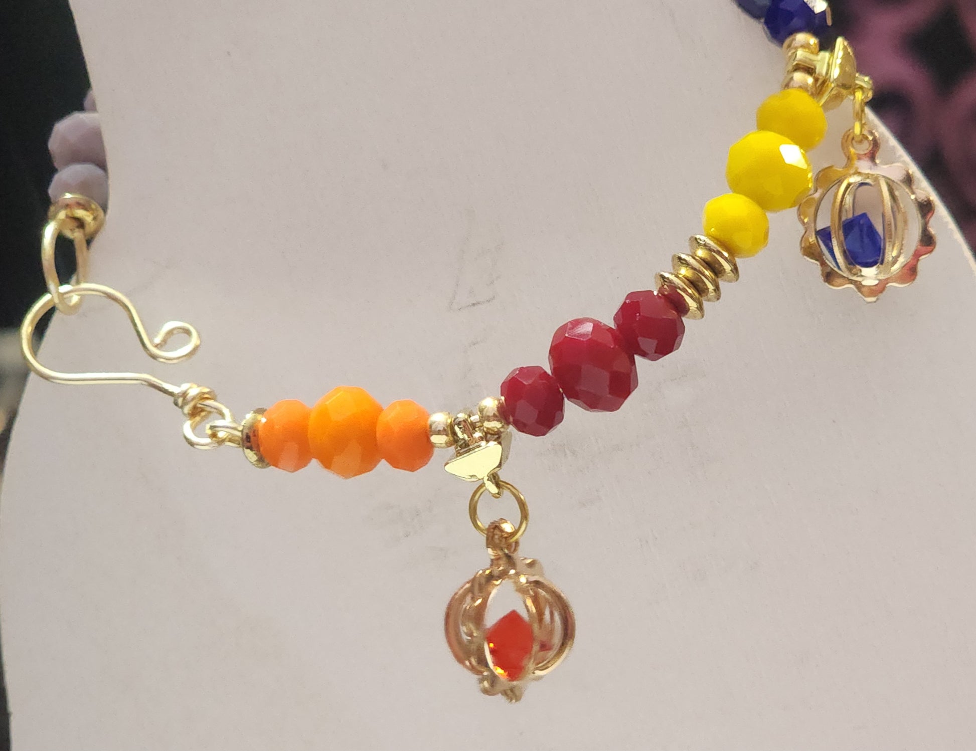 The Posh Color Pop Wire Bracelet Bead From The Heart Creations