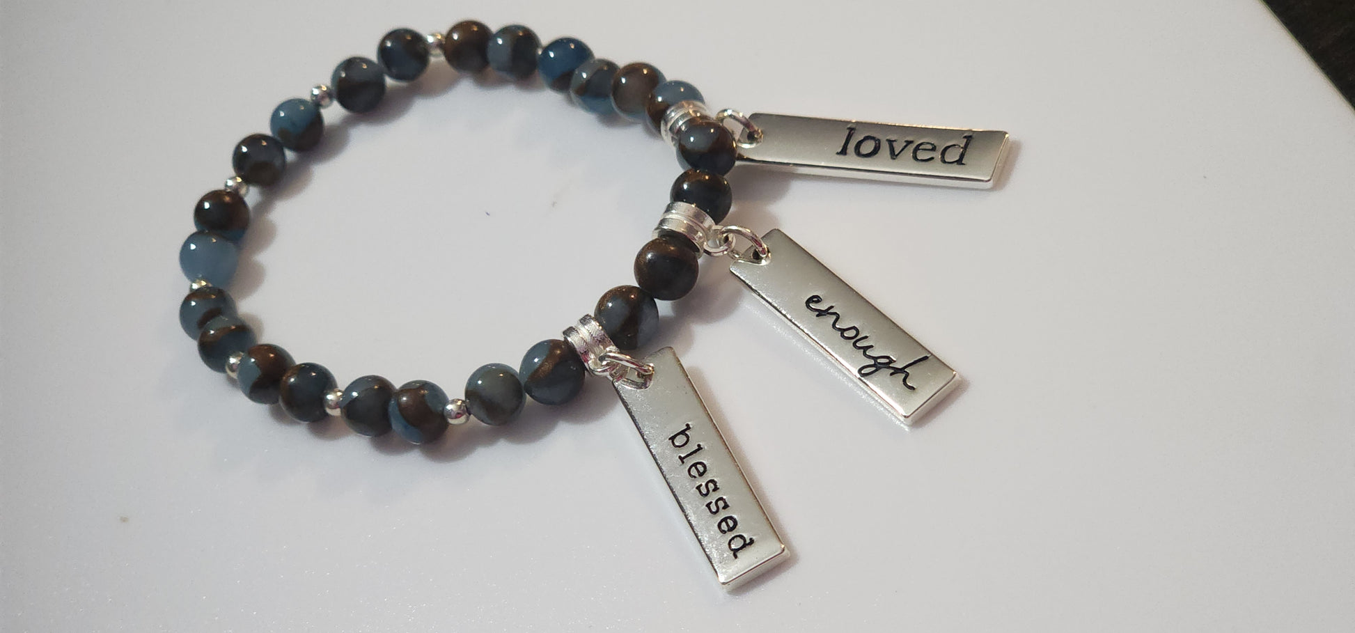 "I am" Bracelet Set Bead From The Heart Creations