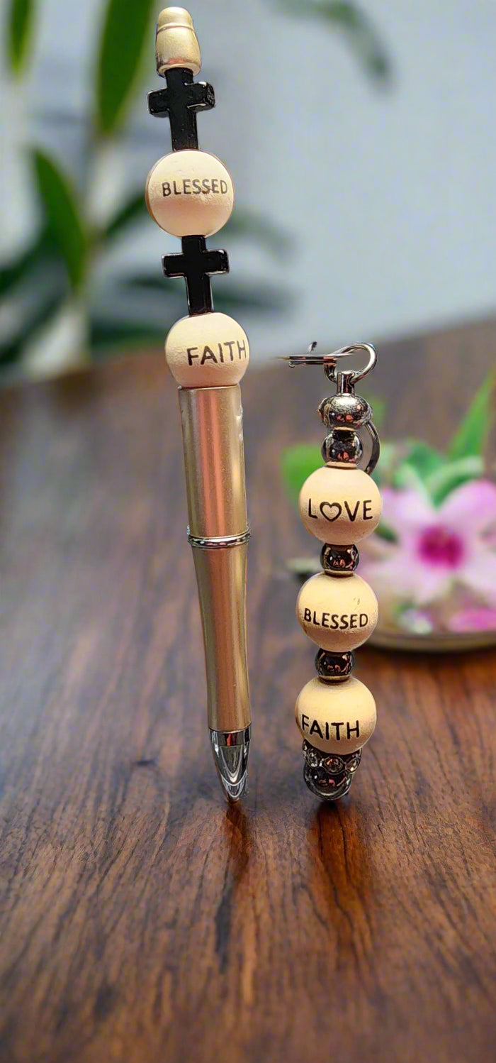 Faith-Based Beaded Pens Bead From The Heart Creations