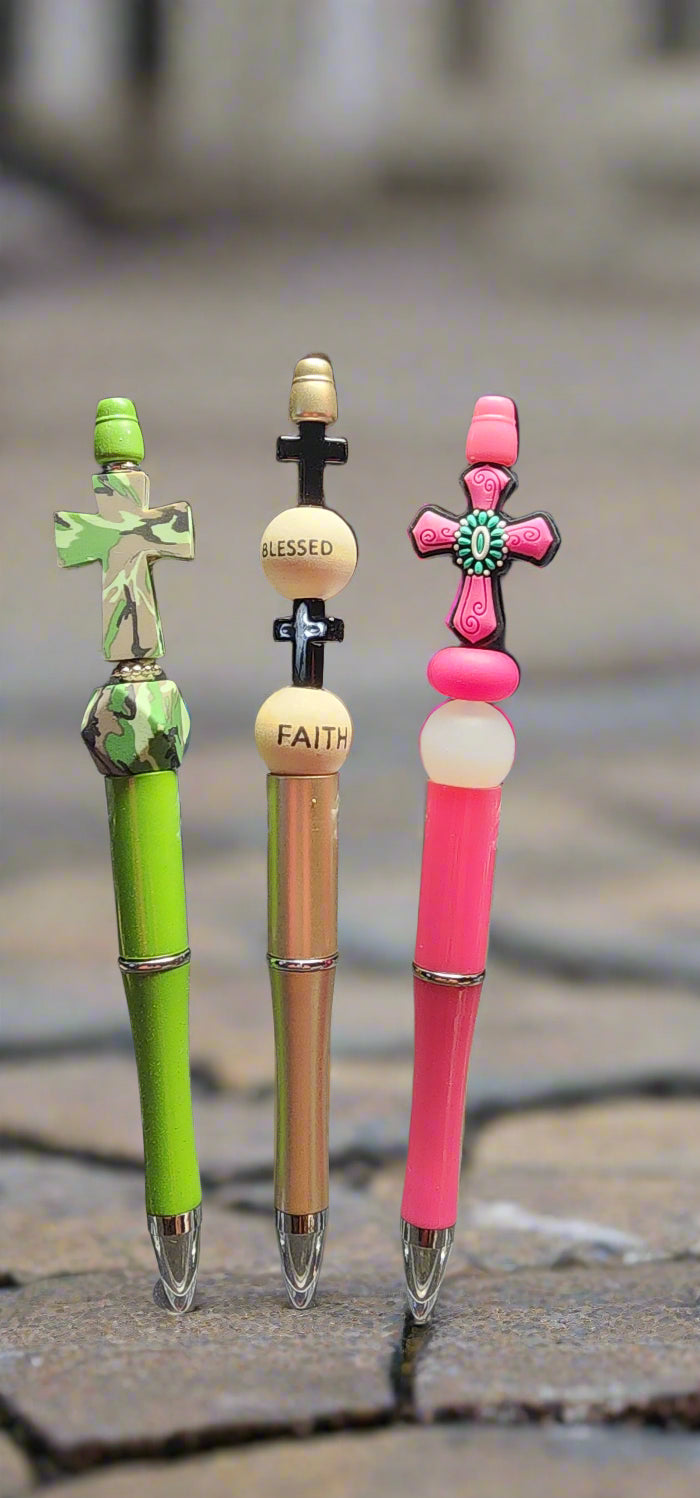 Faith-Based Beaded Pens Bead From The Heart Creations