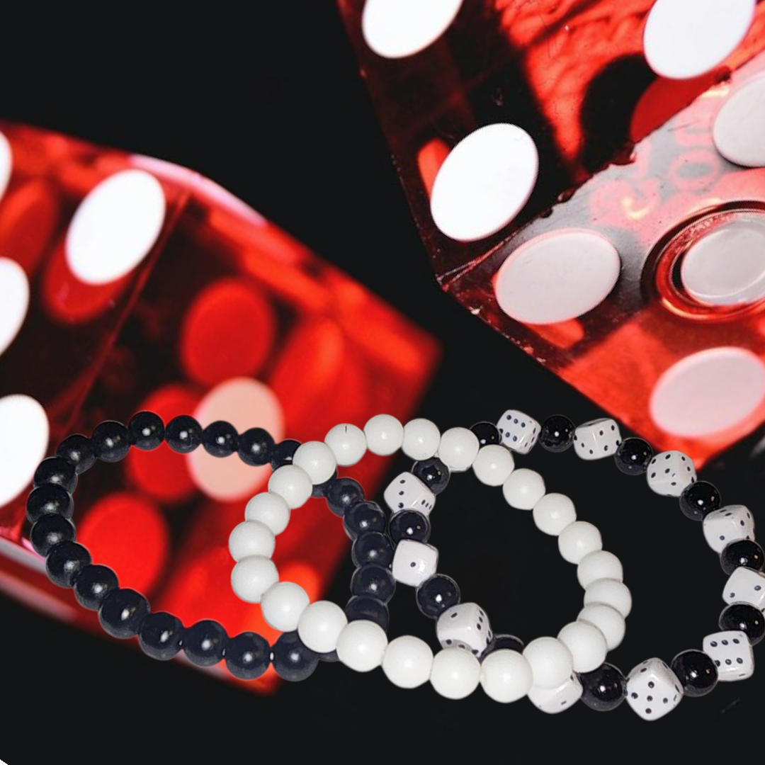 🎲 Roll the Dice Bracelet Set Bead From The Heart Creations