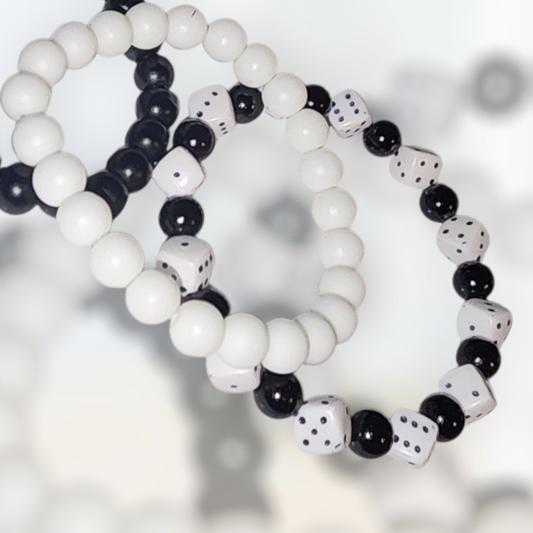 🎲 Roll the Dice Bracelet Set Bead From The Heart Creations