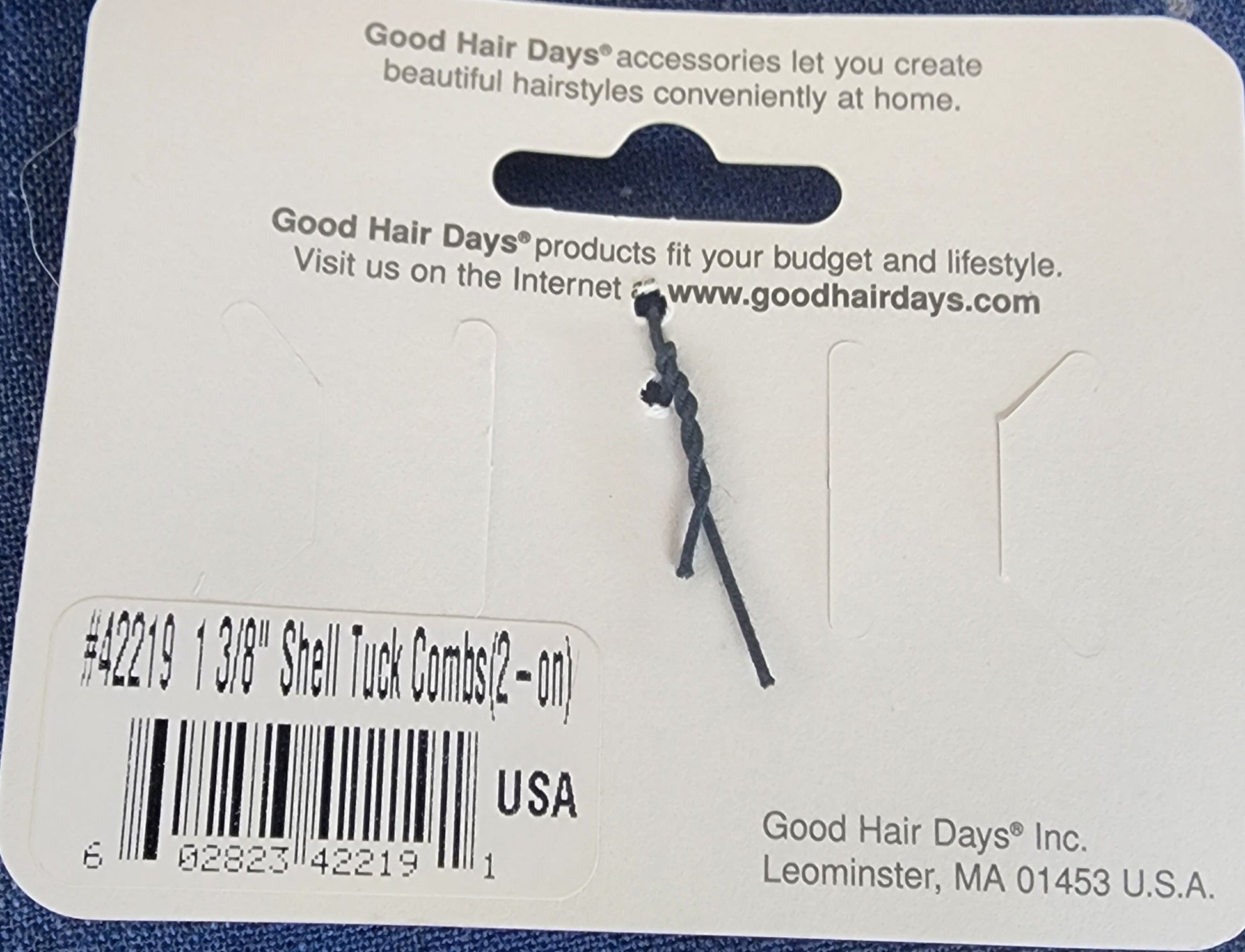 Good Hair Days Tuck Side combs (4 combs total) Bead From The Heart Creations