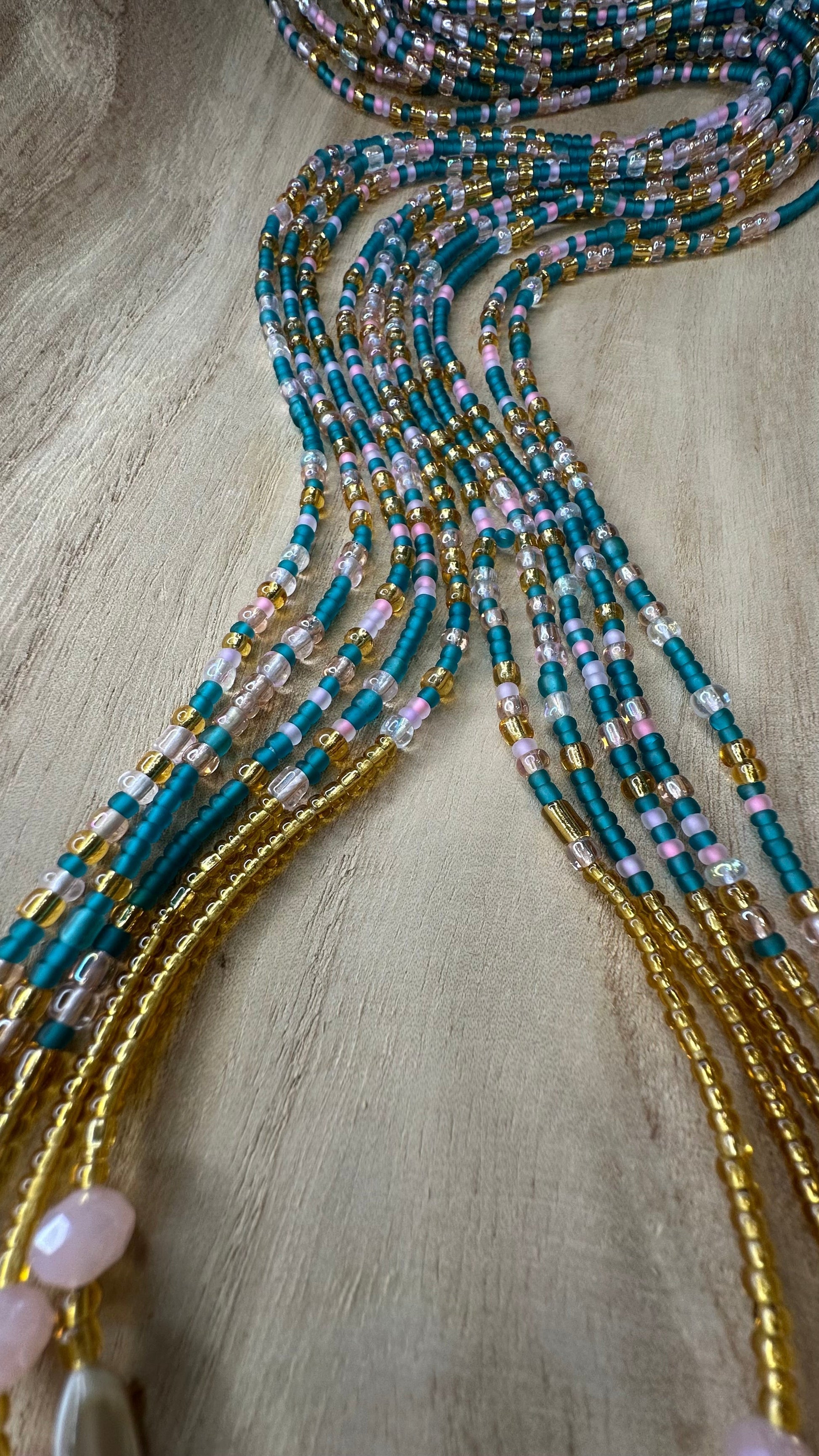 XOXO Waistbead & Anklet(Pink) Journey Waist Beads