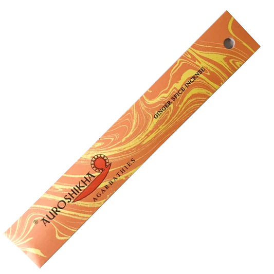 Auroshikha Ginger Spice Incense Sticks The Witches Sage LLC