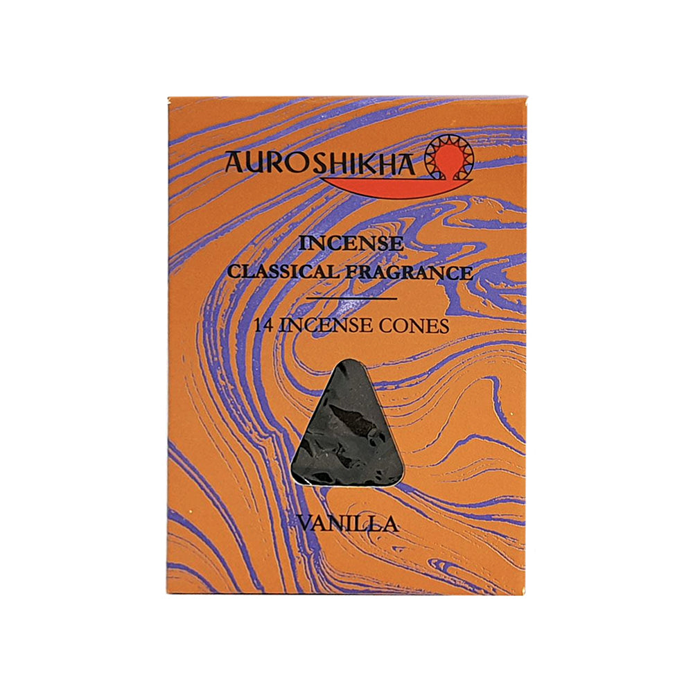 Auroshikha Vanilla Incense Cones The Witches Sage LLC