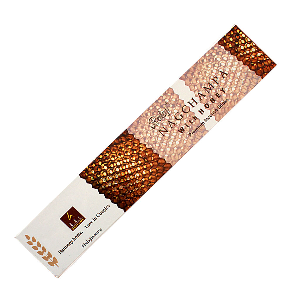 Balaji Nag Champa with Honey Incense Sticks The Witches Sage LLC