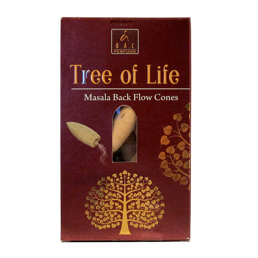 Balaji Tree of Life Masala Backflow Incense Cones The Witches Sage LLC