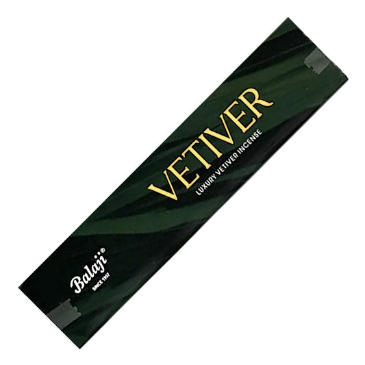 Balaji Vetiver Luxury Incense Sticks The Witches Sage LLC