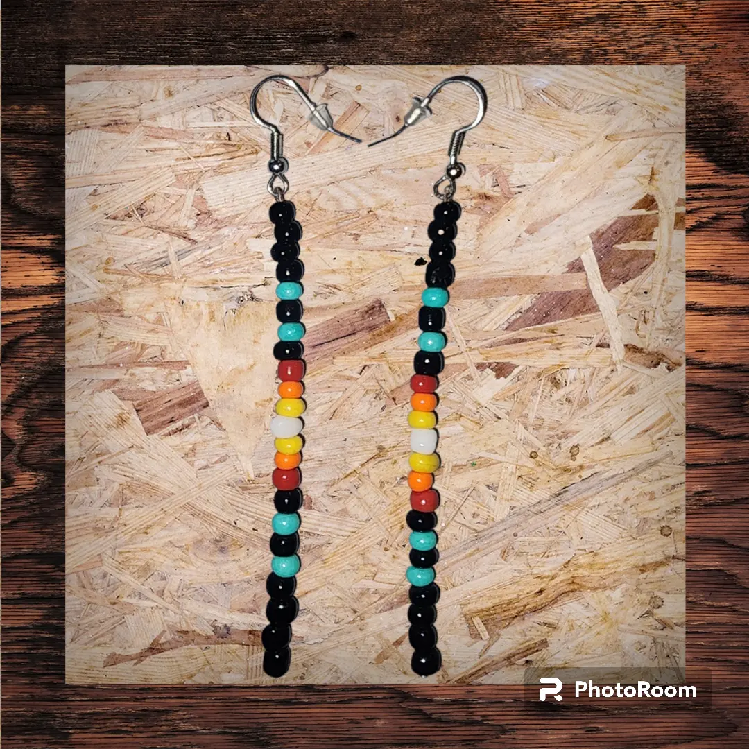 Bohemian retro rice beads earrings - Bead From The Heart Creations