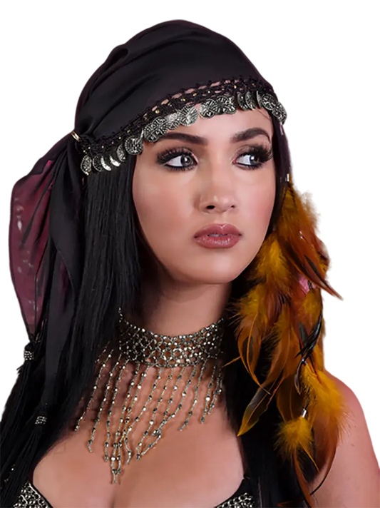 Coin Headpiece Western Fashion