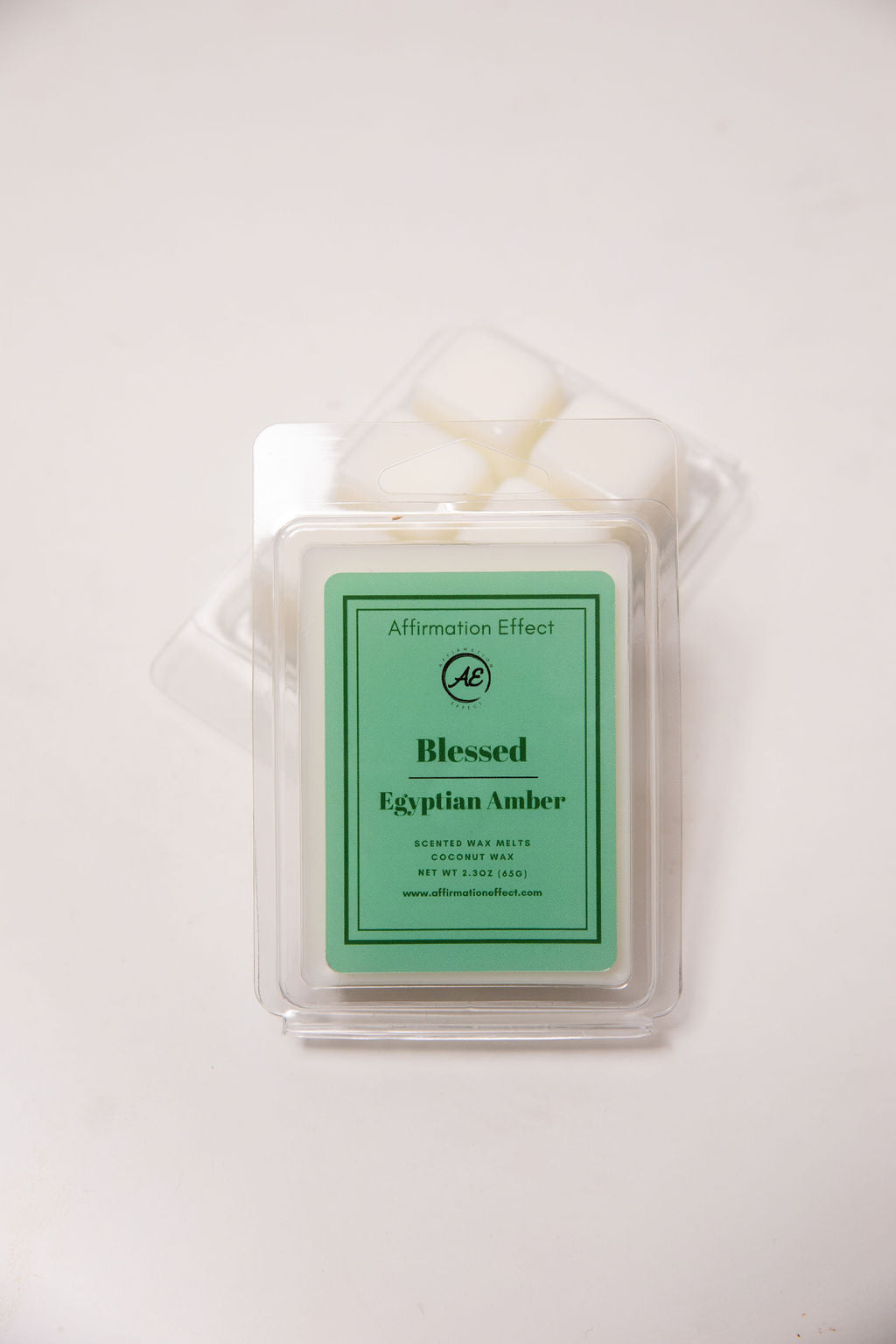 Egyptian Amber "Blessed" Affirmation Candle -  17.5 oz Affirmation Effect