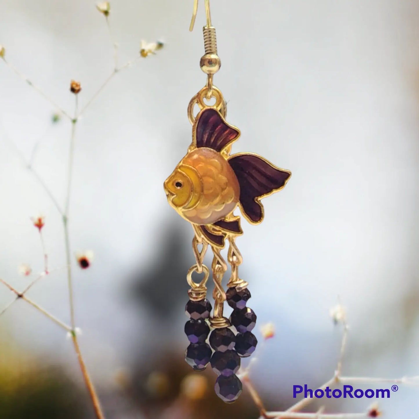 Fish earrings - Bead From The Heart Creations
