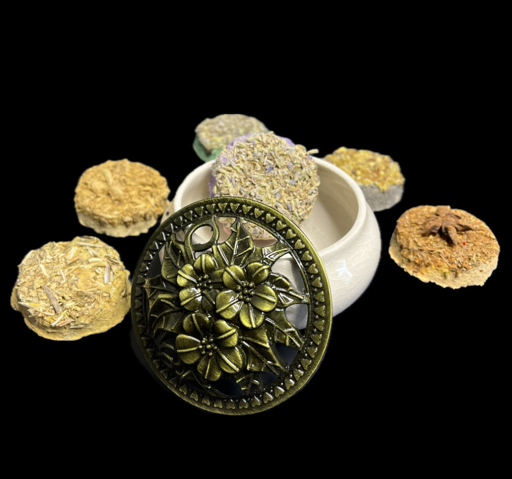 Incense Burner | Smudge Bowl | Ceramic Sacred Scents Sanctuary