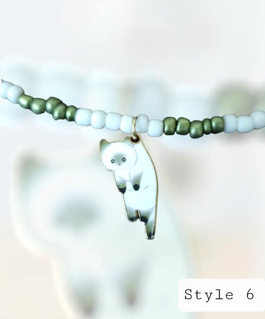 Kitten Anklets - Bead From The Heart Creations