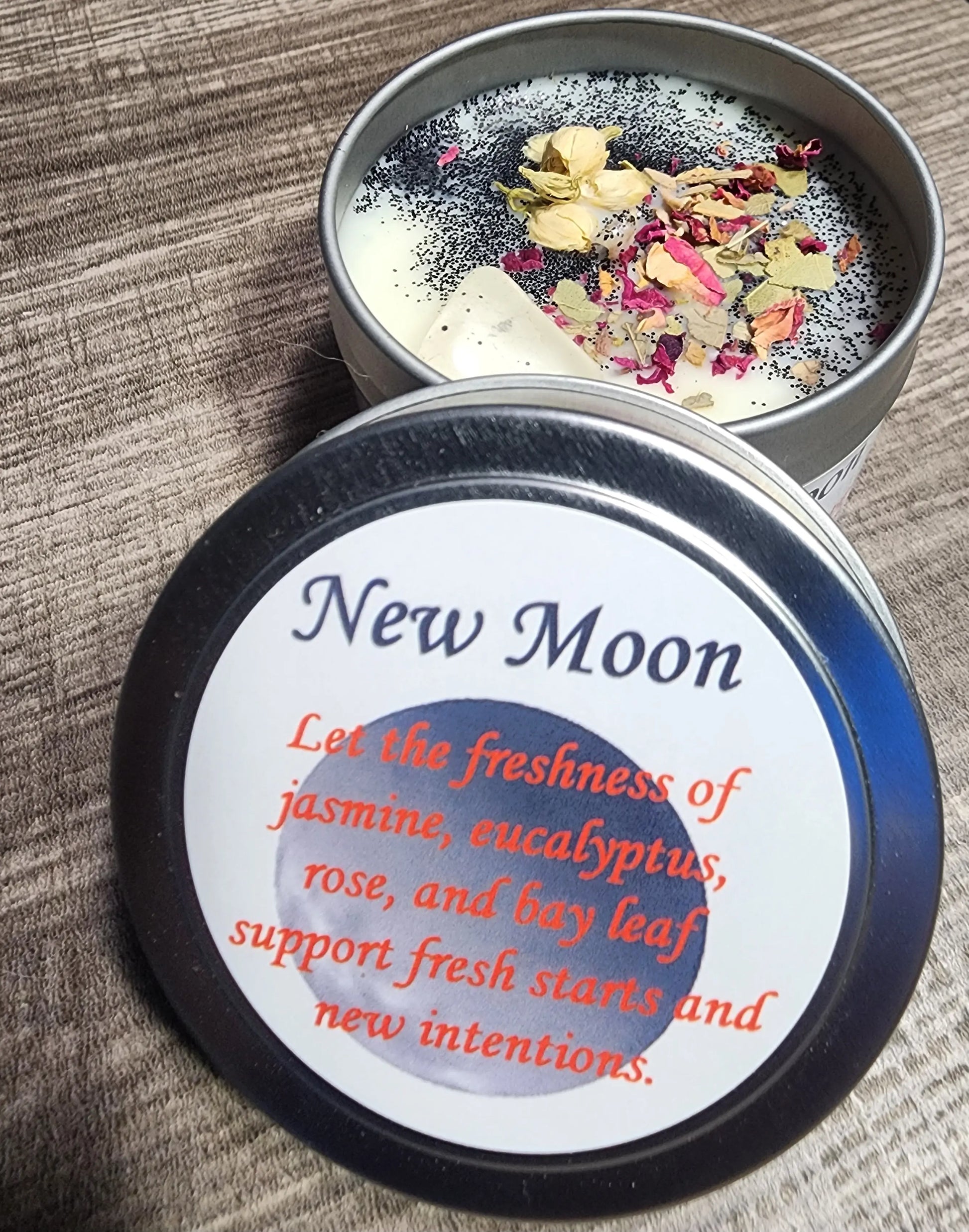 New Moon Candle 4 oz It's Your Journey LLC