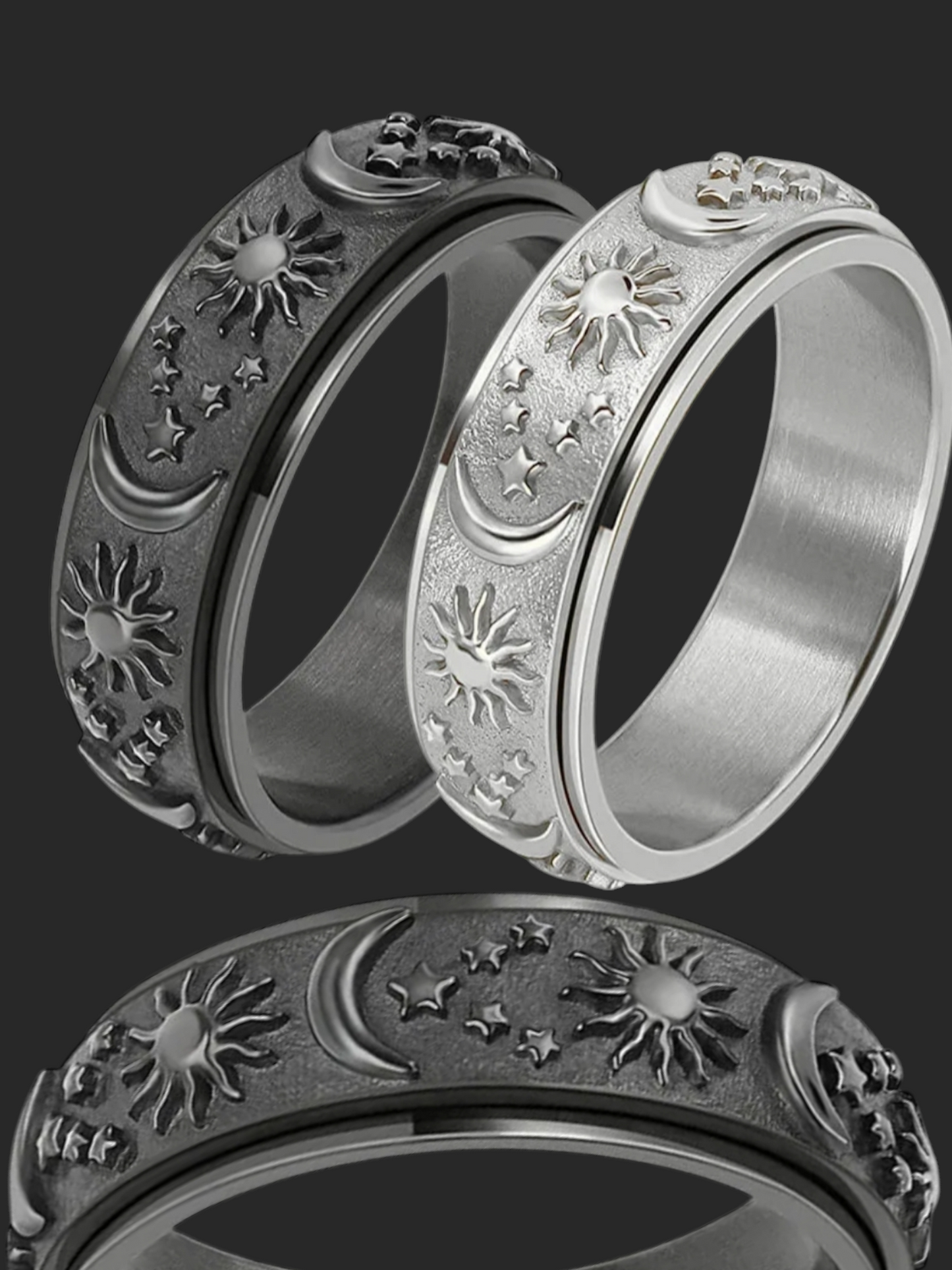 Celestial Spinner  Rings