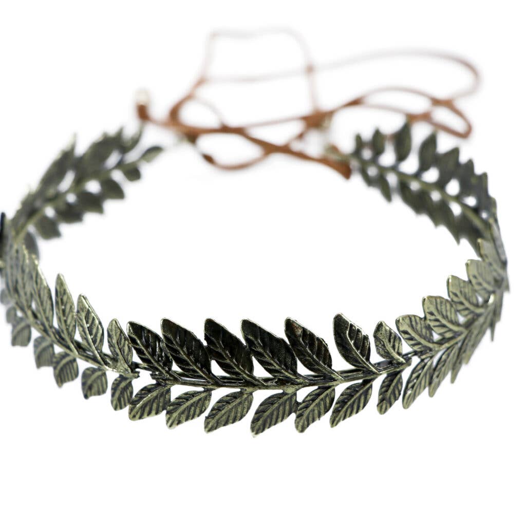 IH2509 - Etched Leaf Crown Western Fashion