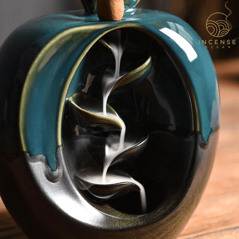 Apple Backflow Incense Burner incenseocean