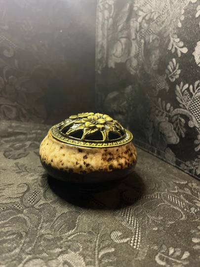 Incense Burner | Smudge Bowl | Ceramic Sacred Scents Sanctuary