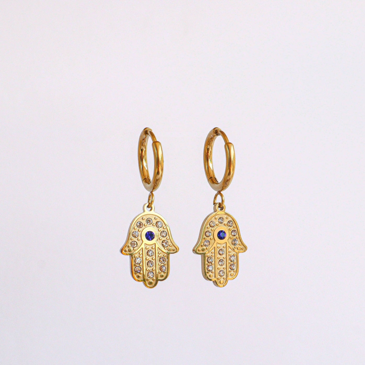 Hamsa Earrings Aryenne Jewelry & Suncatchers