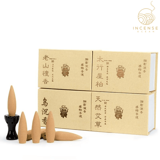 Natural Backflow Incense Cones incenseocean