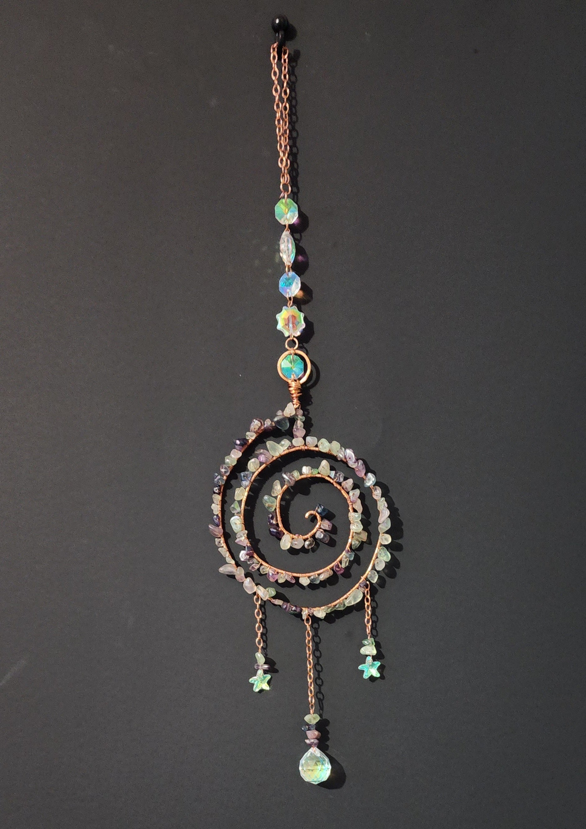 Fluorite Suncatcher Bead From The Heart Creations